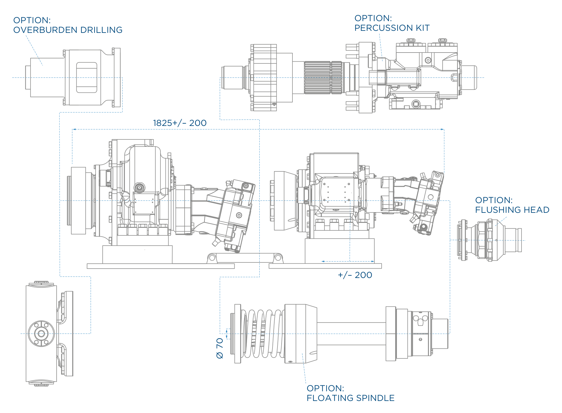 DIMENSIONAL DRAWING DH65