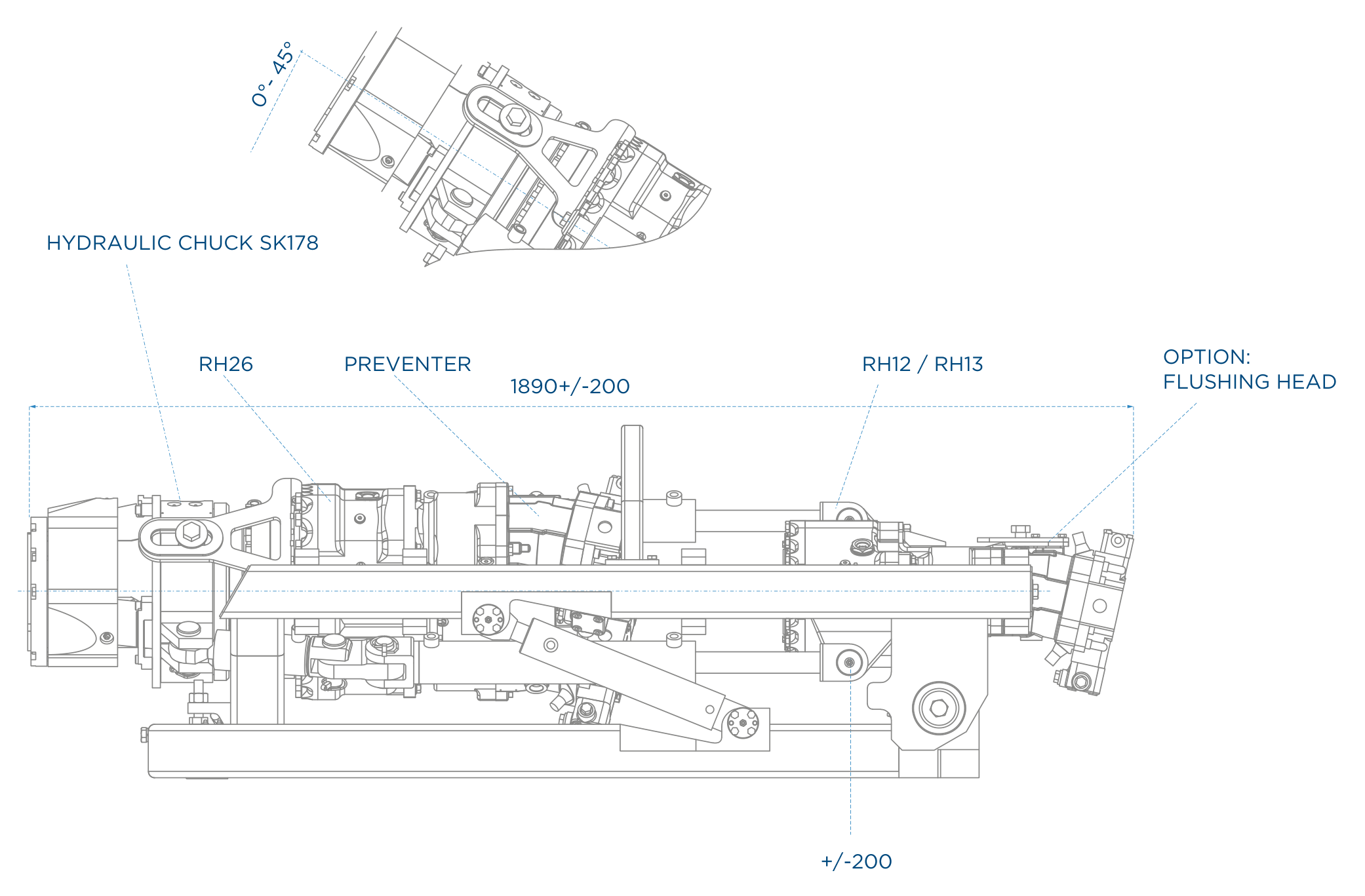 DIMENSIONAL DRAWING DH26GT